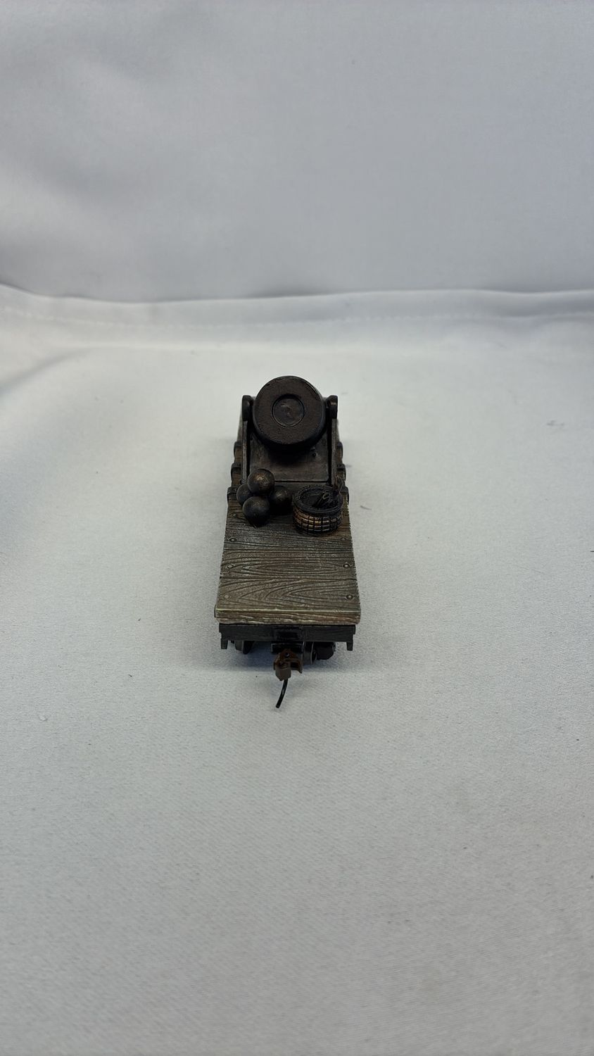 Hawthorne Village Civil War Armored Train Rail Car Mortar Cannon COA