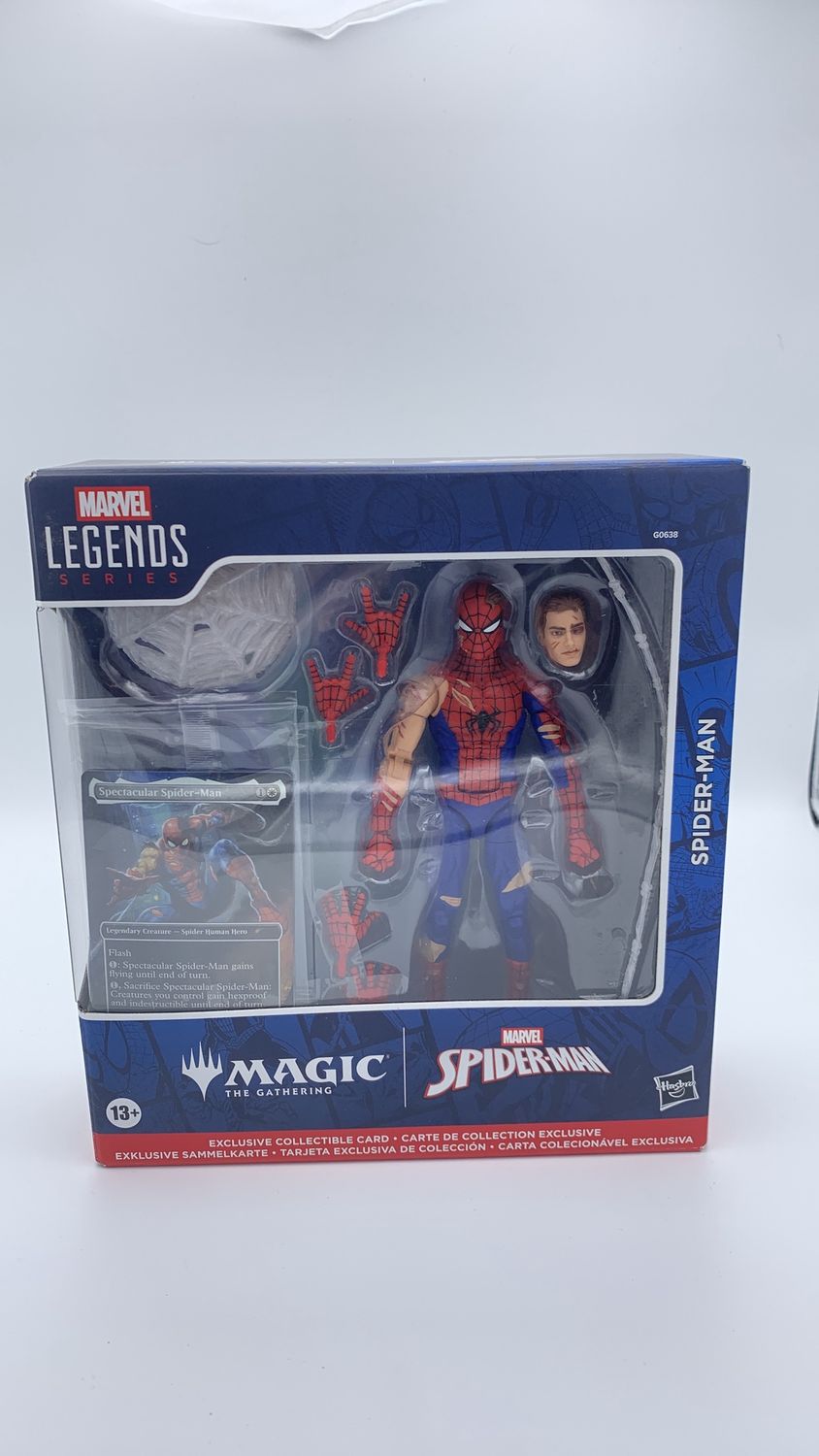 Hasbro Marvel Legends Magic The Gathering Spider-Man (Battle Damaged) Action Figure 2025