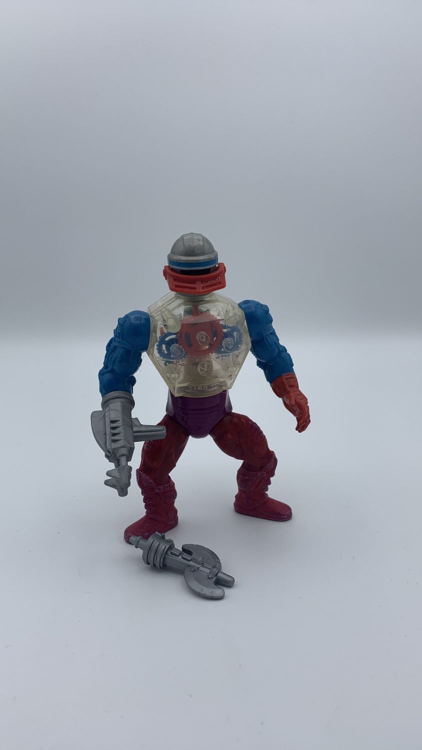 Mattel He-Man and the Masters of the Universe Roboto Action Figure 1985 (used) Incomplete