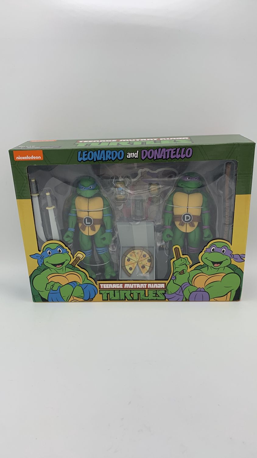 Neca Teenage Mutant Ninja Turtles Leonardo &amp; Donatello Figures 2019