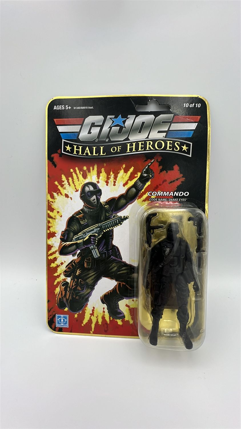 Hasbro G.I.Joe Hall of Heroes Commando Snake Eyes Figure 2008