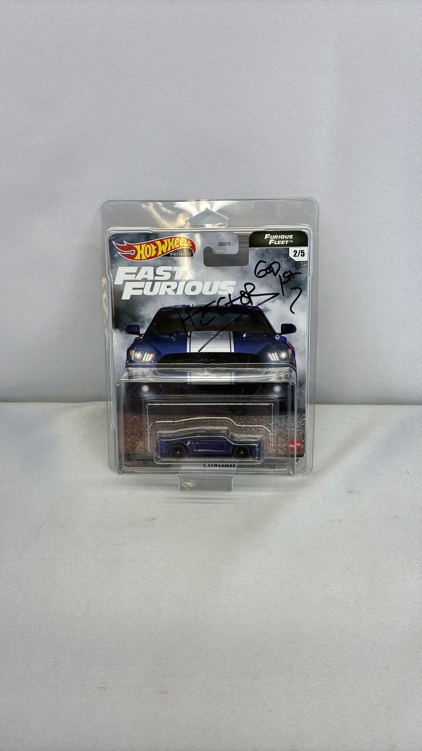 Hot Wheels Fast &amp; Furious S550 Custom Mustang Noel Gugliemi “Hector” Autographed