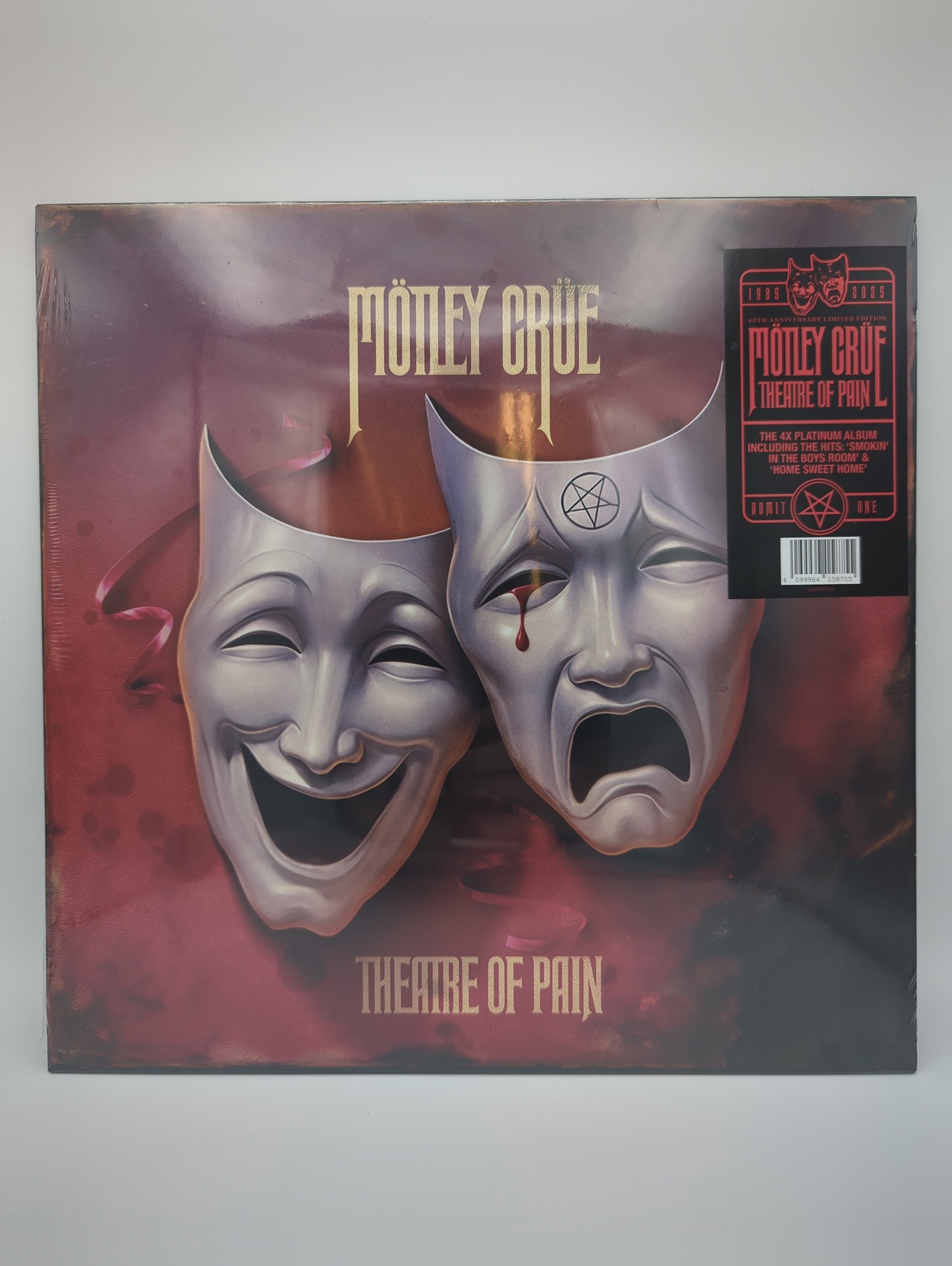 Vinyl Record | Motley Crue | Theatre of Pain 40th Anniversary Limited Edition