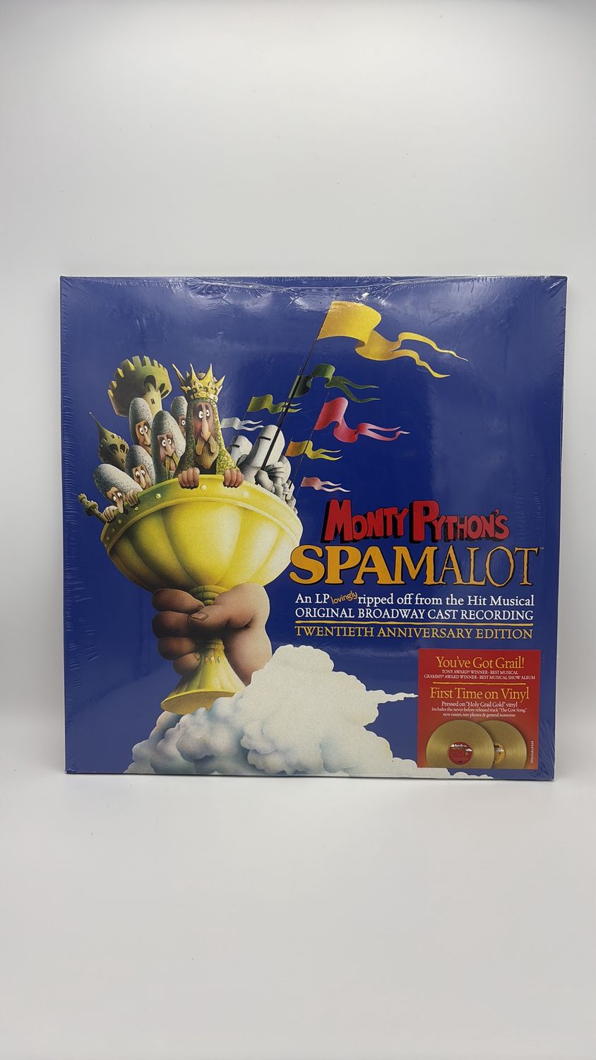 Vinyl Record Monty Pythons Spamalot Holy Grail Gold LP