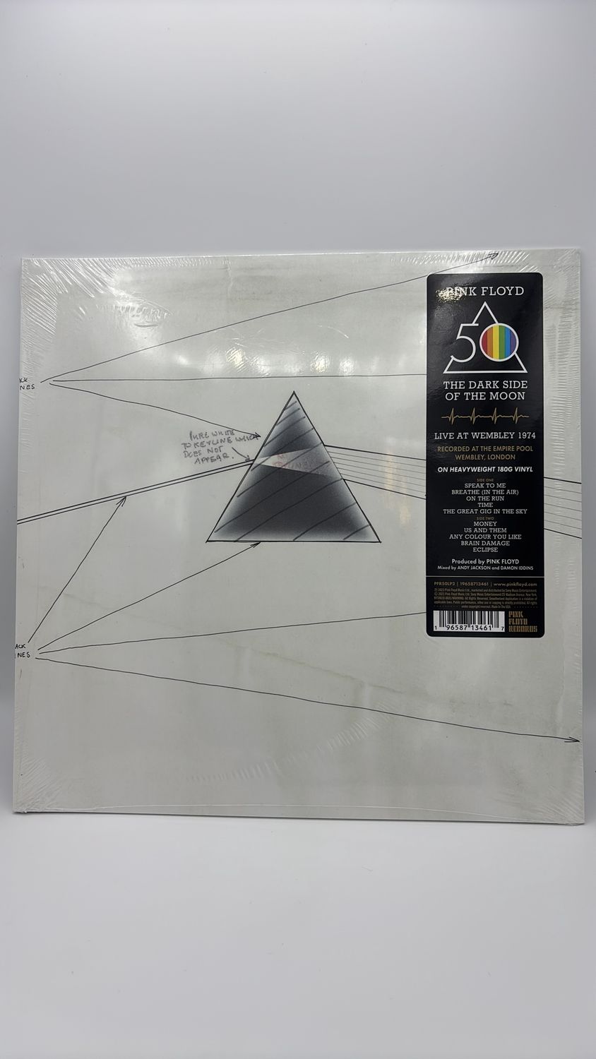 Vinyl Record Pink Floyd The Dark Side Of The Moon Live At Wembley 1974