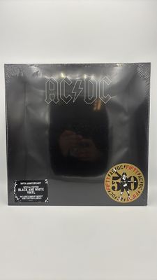 Vinyl Record ACDC 50th Anniversary Special Edition Black And White Vinyl