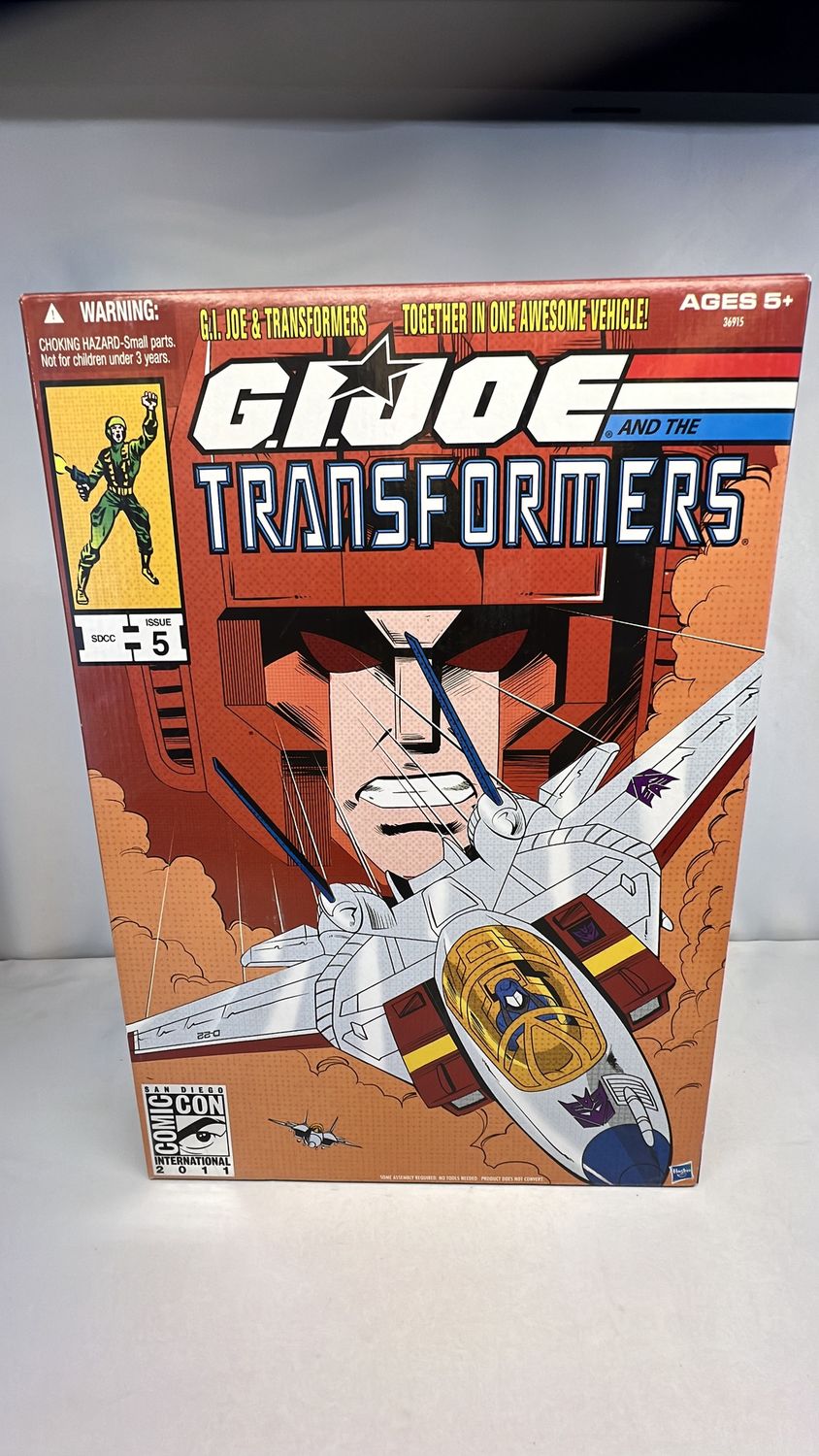 Hasbro G.I.Joe Transformers #5 Starscream &amp; Cobra Commander Figure 2011 SDCC