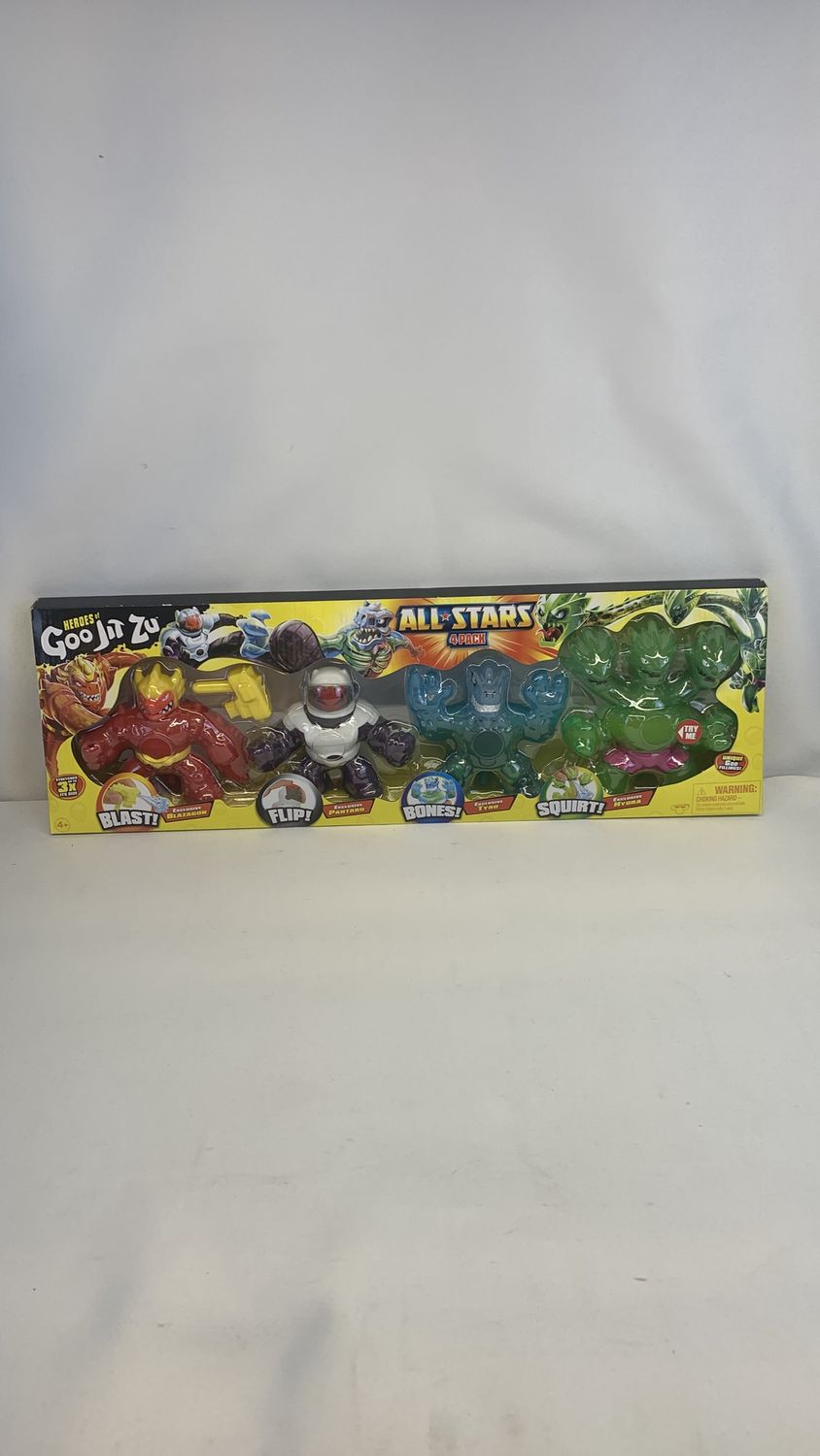 Moose Goo Jit Zu All Stars 4 Pack Figures 2022