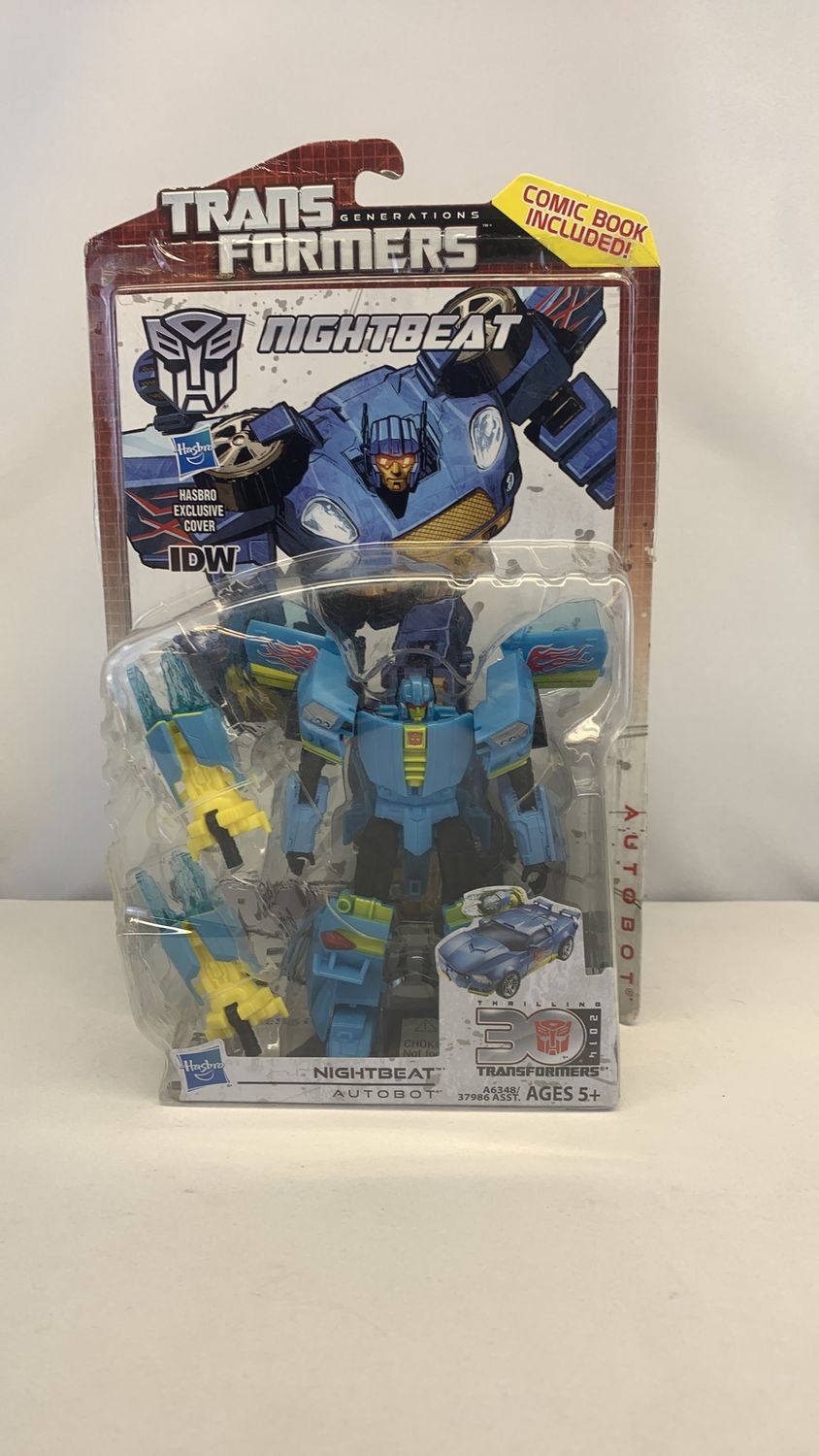 Hasbro Transformers Thrilling 30 Nightbeat Figure 2014