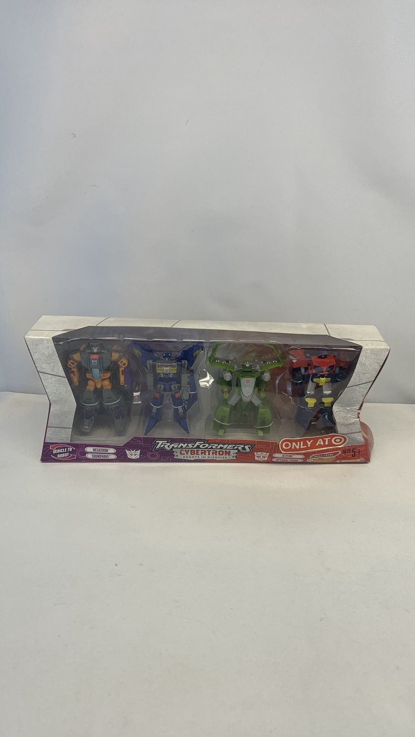 Transformers 4 Pk Megatron Soundwave Jetfire Optimus Prime Figures 2006 DMG Box