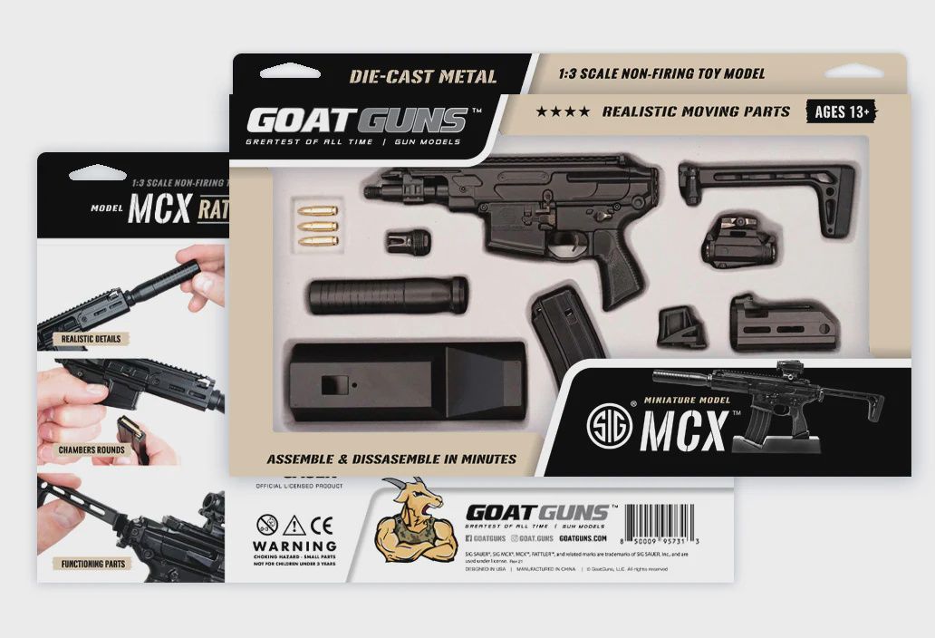 Goat Guns SIG MCX 1:3 Scale Miniature Model