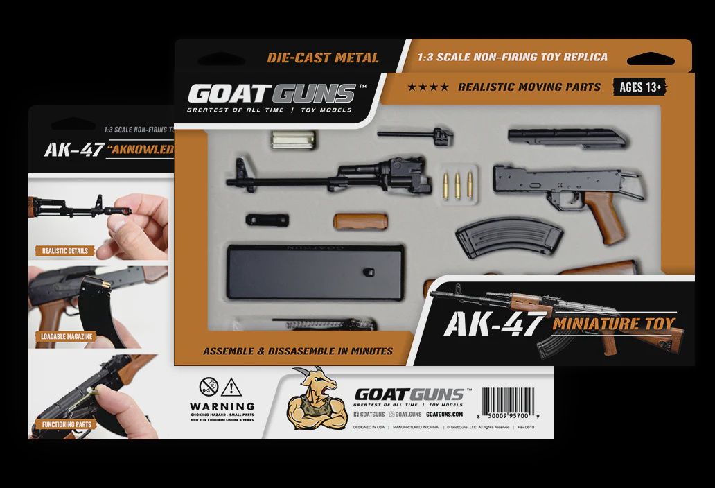 Goat Guns AK-47 1:3 Scale Miniature Model