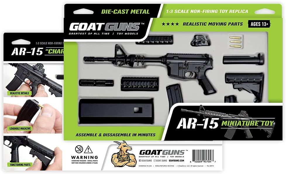 Goat Guns AR-15 1:3 Scale Miniature Model