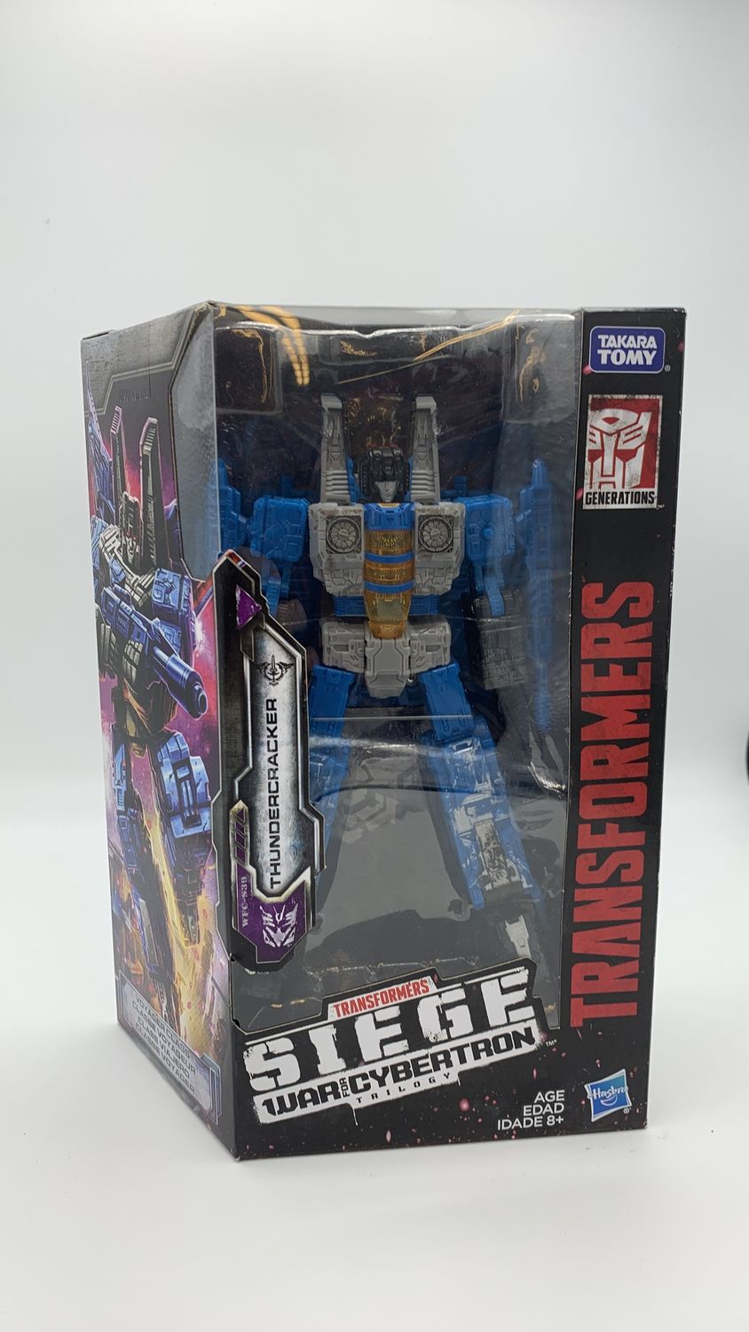 Hasbro Transformers War For Cybertron Siege Thundercracker Figure 2019