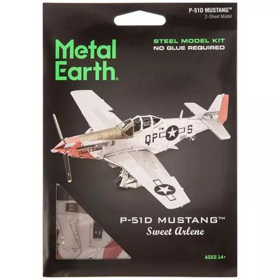 Fascinations Metal Earth P-51D Mustang Sweet Arlene Steel Model Kit