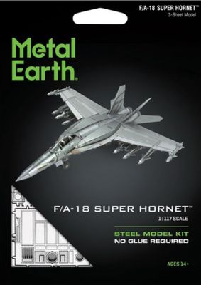 Fascinations Metal Earth F/A-18 Super Hornet Steel Model Kit