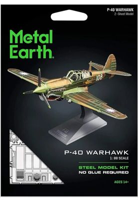 Fascinations P-40 Warhawk Steel Model Kit