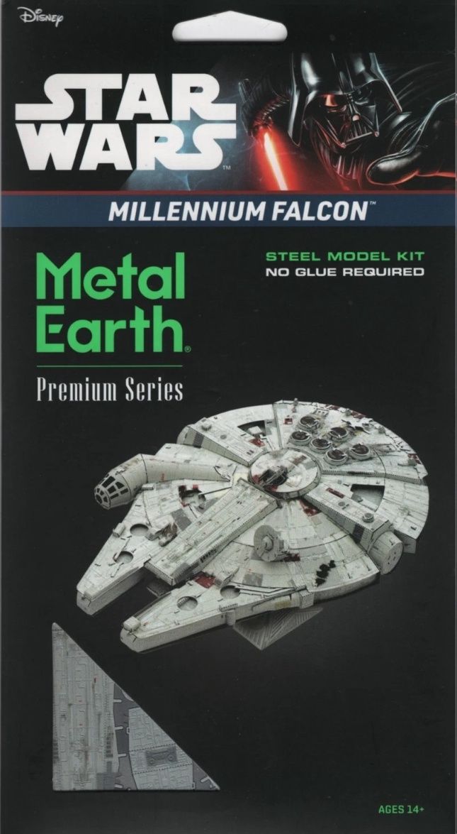 Fascinations Metal Earth Star Wars Millennium Falcon Steel Model Kit
