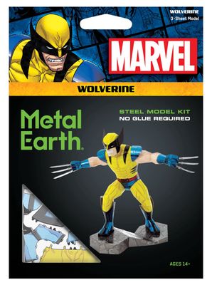 Fascinations Metal Earth Marvel Wolverine Steel Model Kit