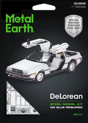 Fascinations Metal Earth DeLorean Steel Model Kit