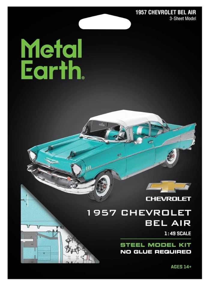 Fascinations Metal Earth Chevrolet 1957 Chevrolet Bel Air Steel Model Kit
