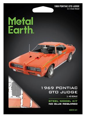 Fascinations Metal Earth 1969 Pontiac GTO Judge Steel Model Kit