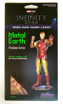 Fascinations Metal Earth Premium Series Marvel The Infinity Saga Iron Man Mark LXXXV Steel Model Kit