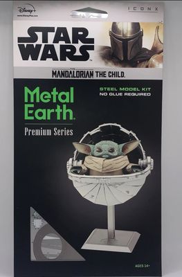 Fascinations Metal Earth Premium Series Star Wars The Mandalorian The Child Steel Model Kit