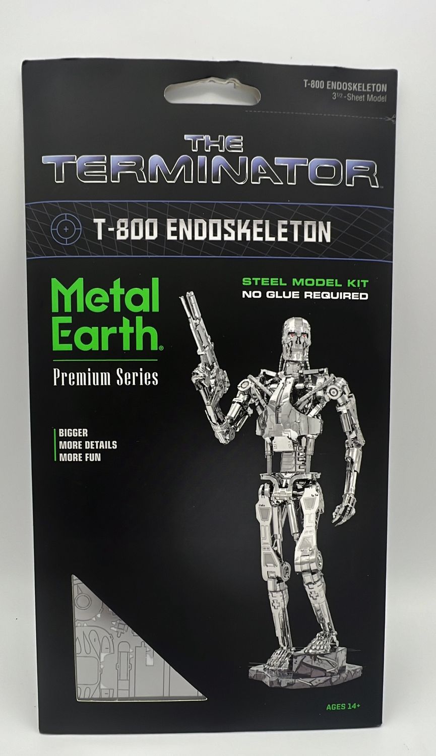 Fascinations Metal Earth Premium Series The Terminator T-800 Endoskeleton Steel Model Kit