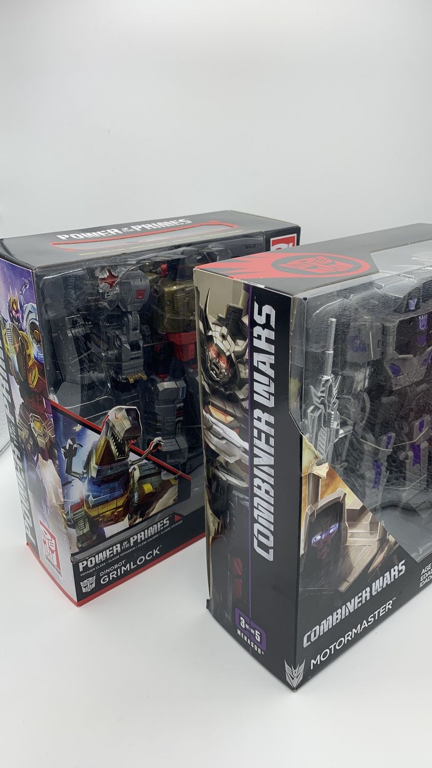 Hasbro Transformers Motormaster &amp; Grimlock Figures