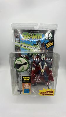 Todd Toys Todd McFarlane’s Medieval Spawn Figure with Special Edition Comic Book 1994