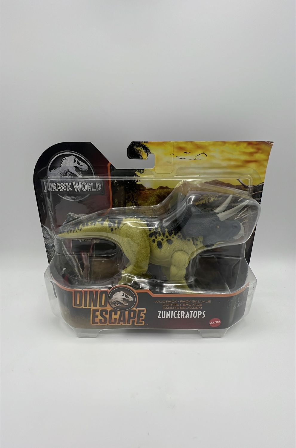Mattel Jurassic World Dino Escape Zuniceratops Wild Pack Figure 2020