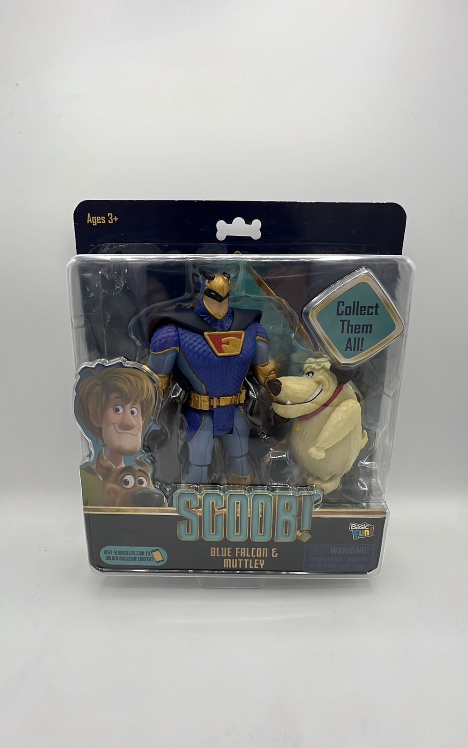 Basic Fun WB Scoob! Blue Falcon &amp; Muttley Figures 2019