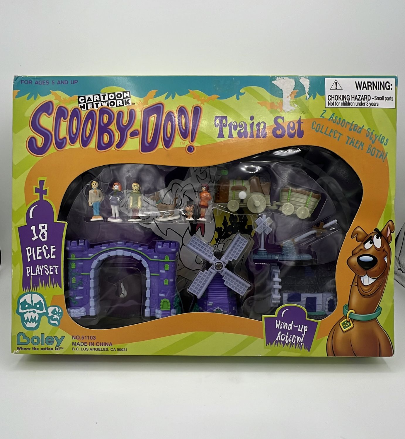 Boley Cartoon Network Scooby-Doo! Train Set w/ Figures 1999