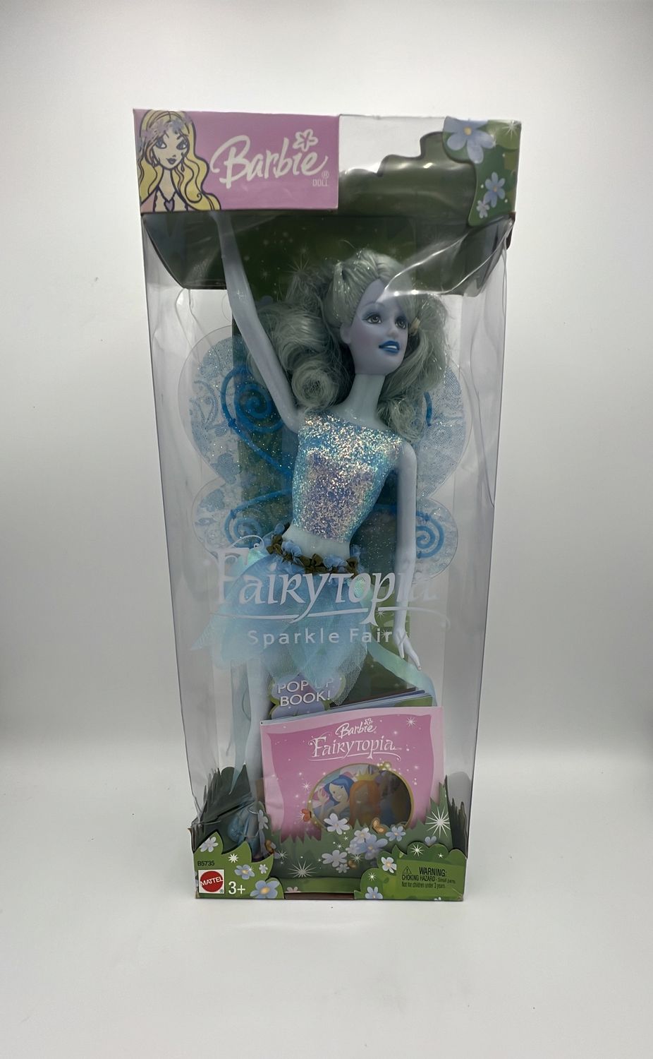 Mattel Barbie Fairytopia Sparkle Fairy with Pop Up Book 2003
