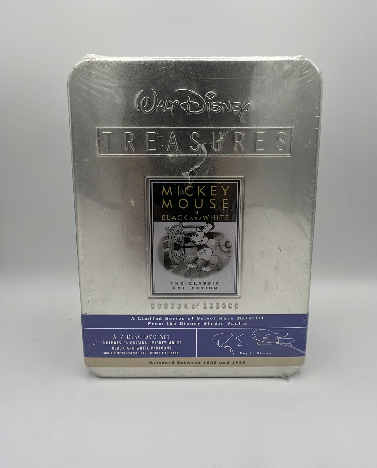 Walt Disney Treasures DVD’s Set of 3 Sealed Limited Edition Tin