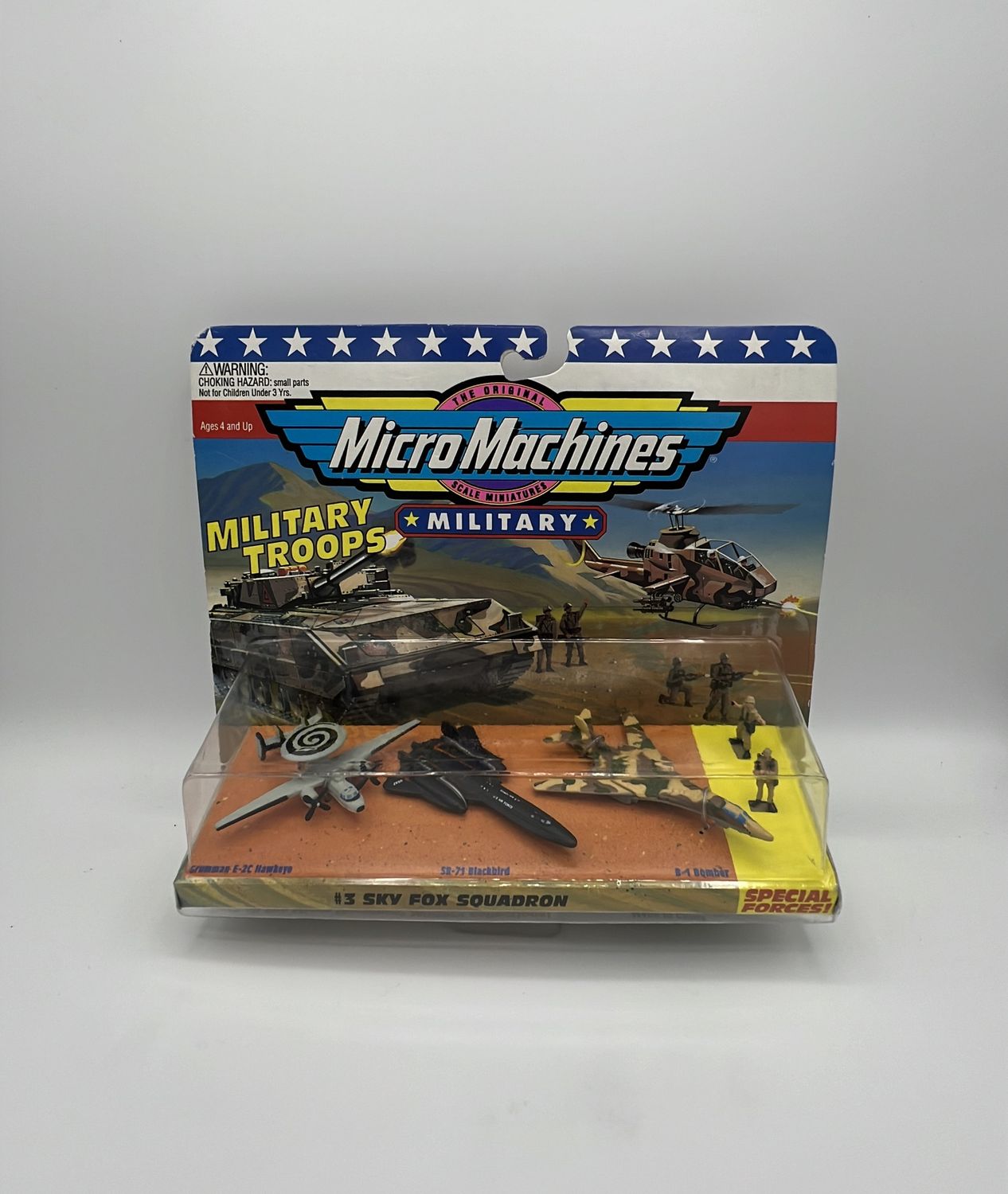 Galoob MicroMachines Military #3 Sky Fox Squadron 1994
