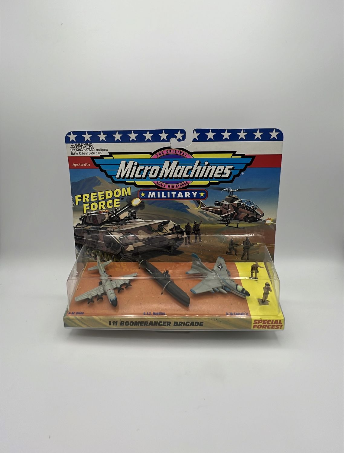Galoob MicroMachines Military #11 Boomeranger Brigade 1994