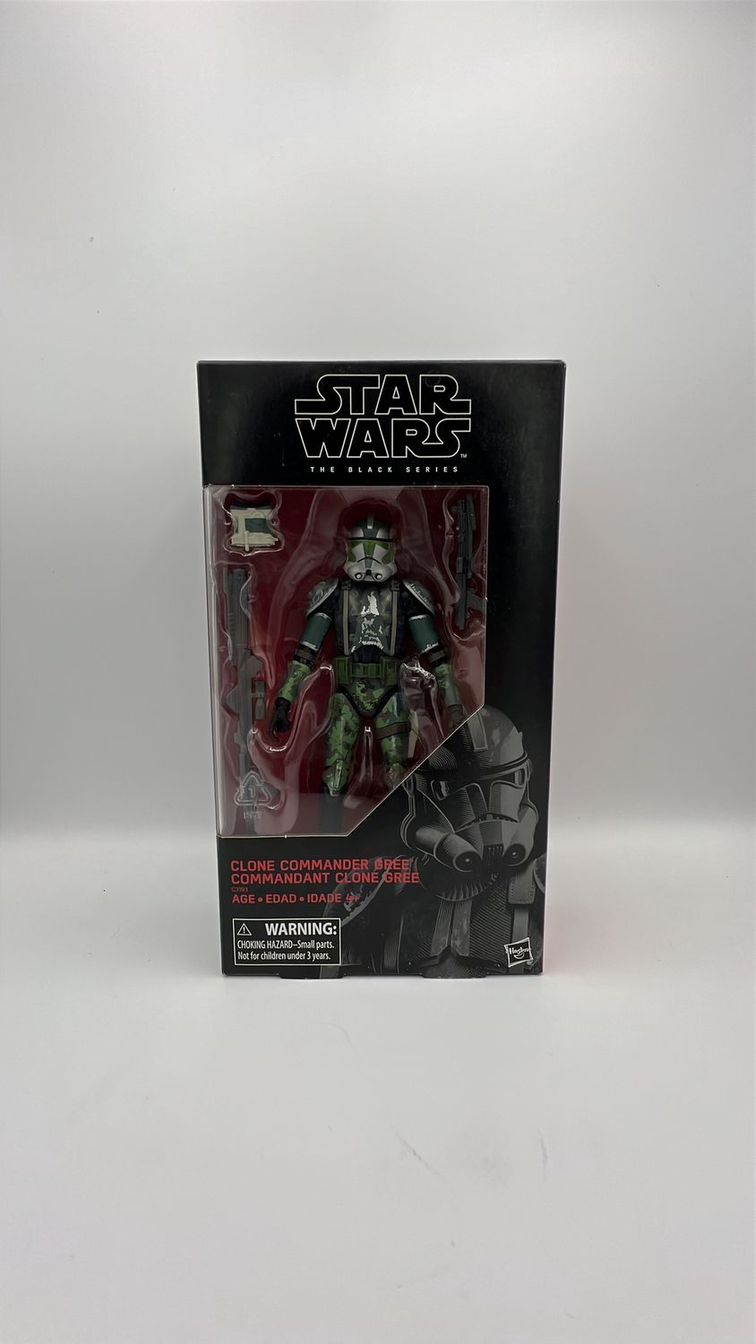 Hasbro Star Wars Black Series Clone Commander Gree Figure 2016