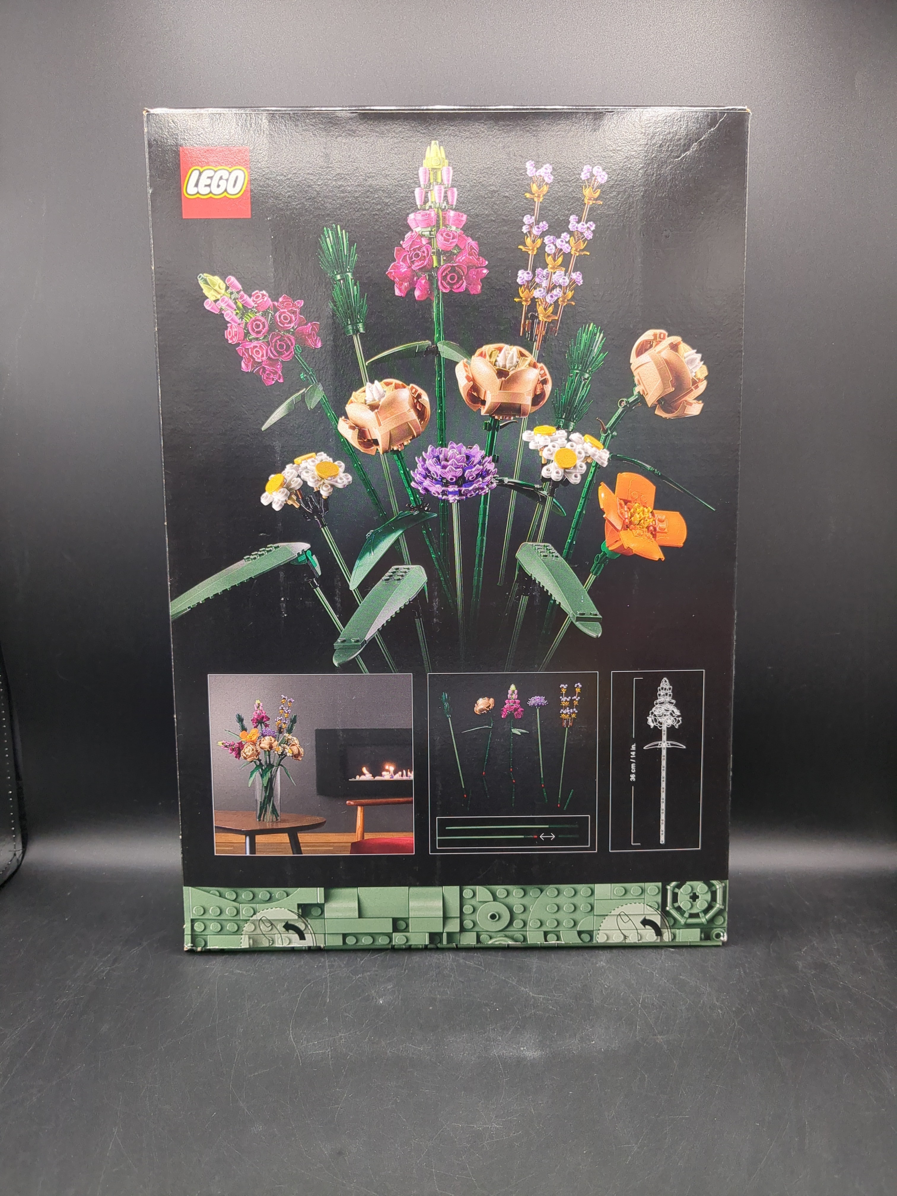 Lego 10280 Botanical Collection Flower Bouquet 2021 view 3