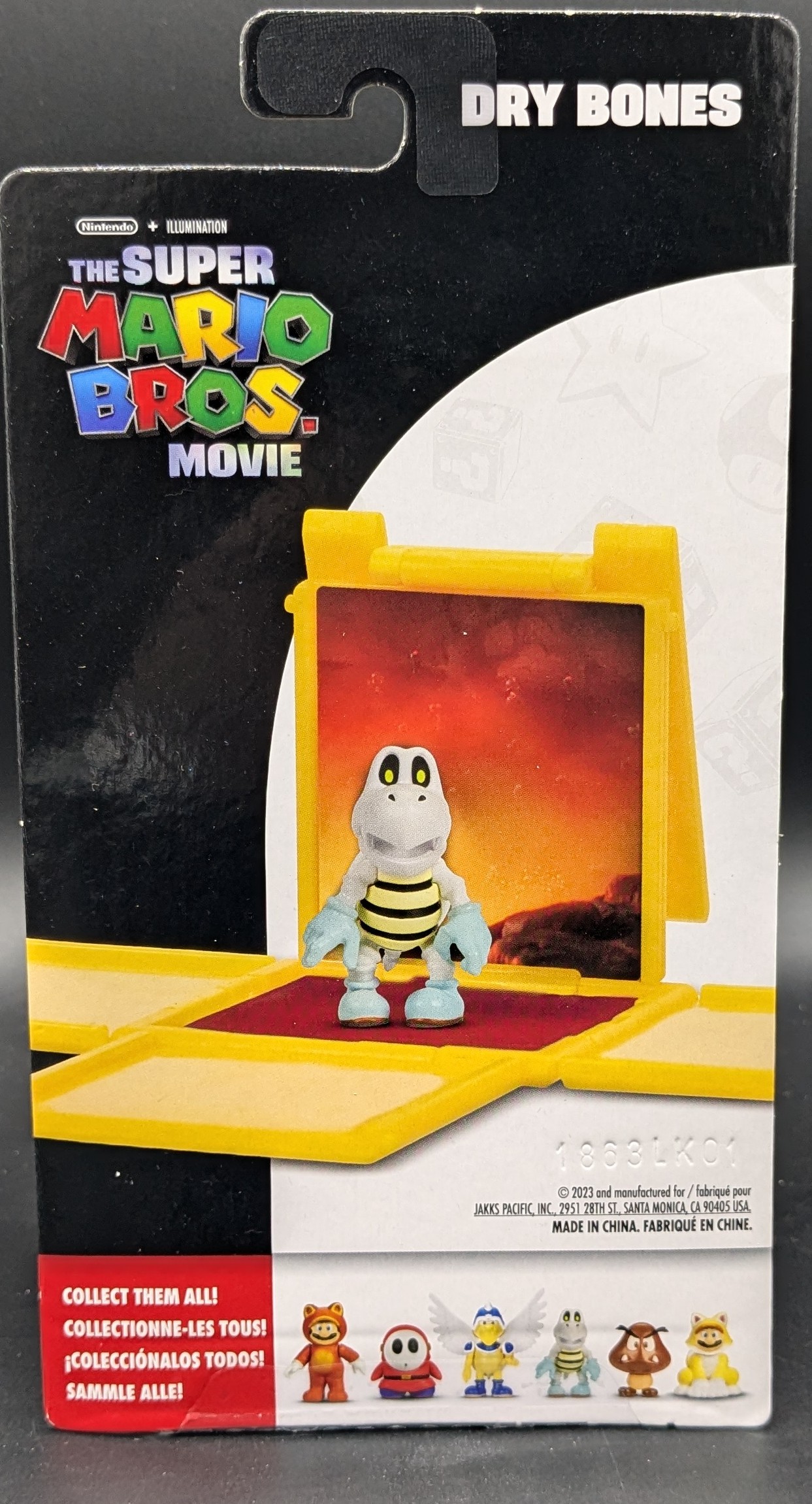 Super Mario Bros Movie Dry Bones Figure view 3