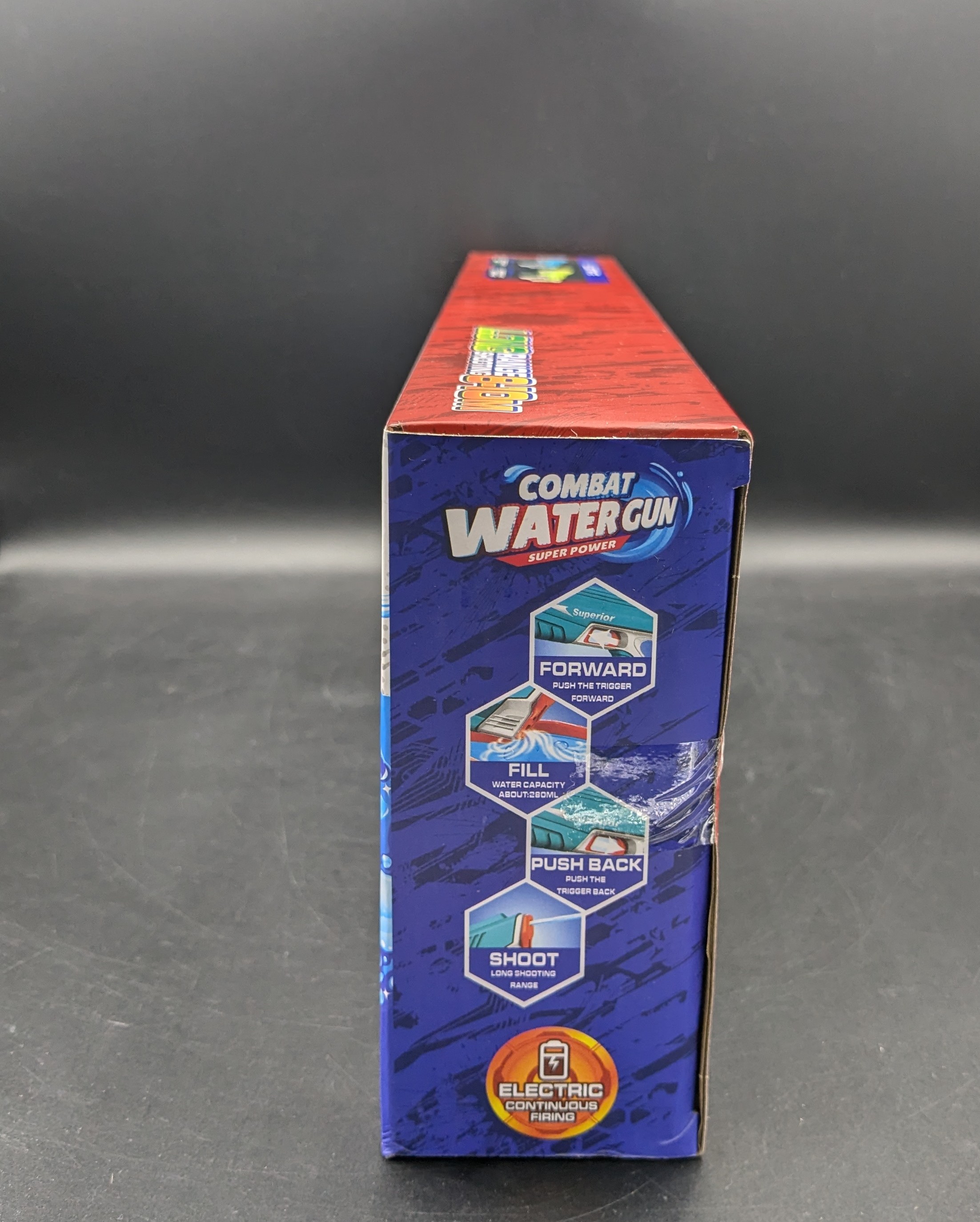 Combat Water Gun Super Power (Blue) view 2