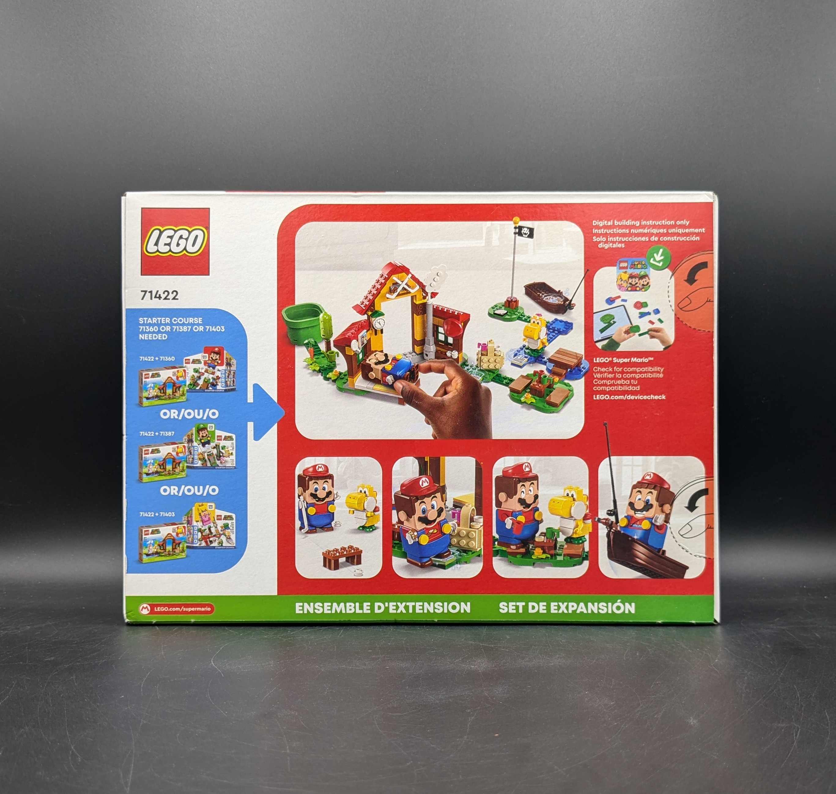 Lego Super 71422 Mario Picnic at Mario's House 2023 view 3