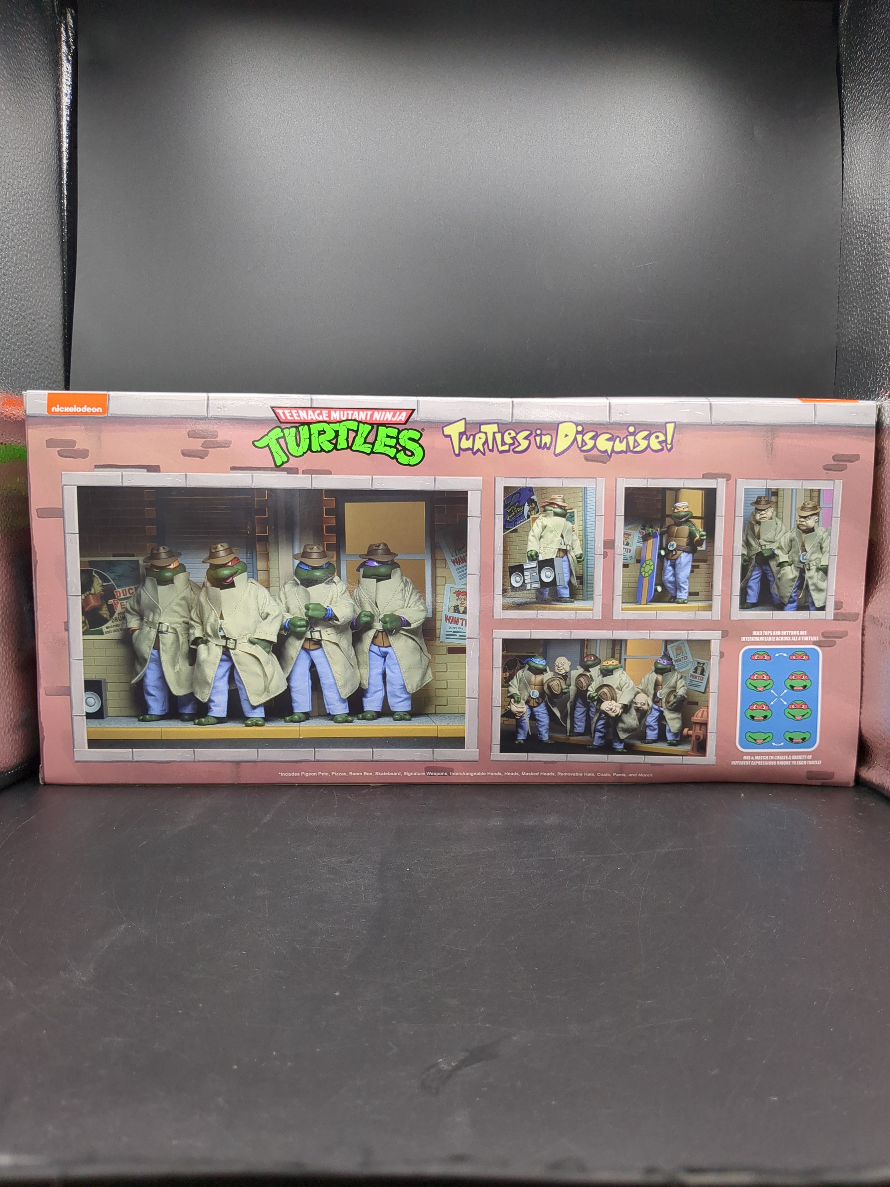 NECA TMNT Turtles in Disguise! Figures 4 - Pack view 3