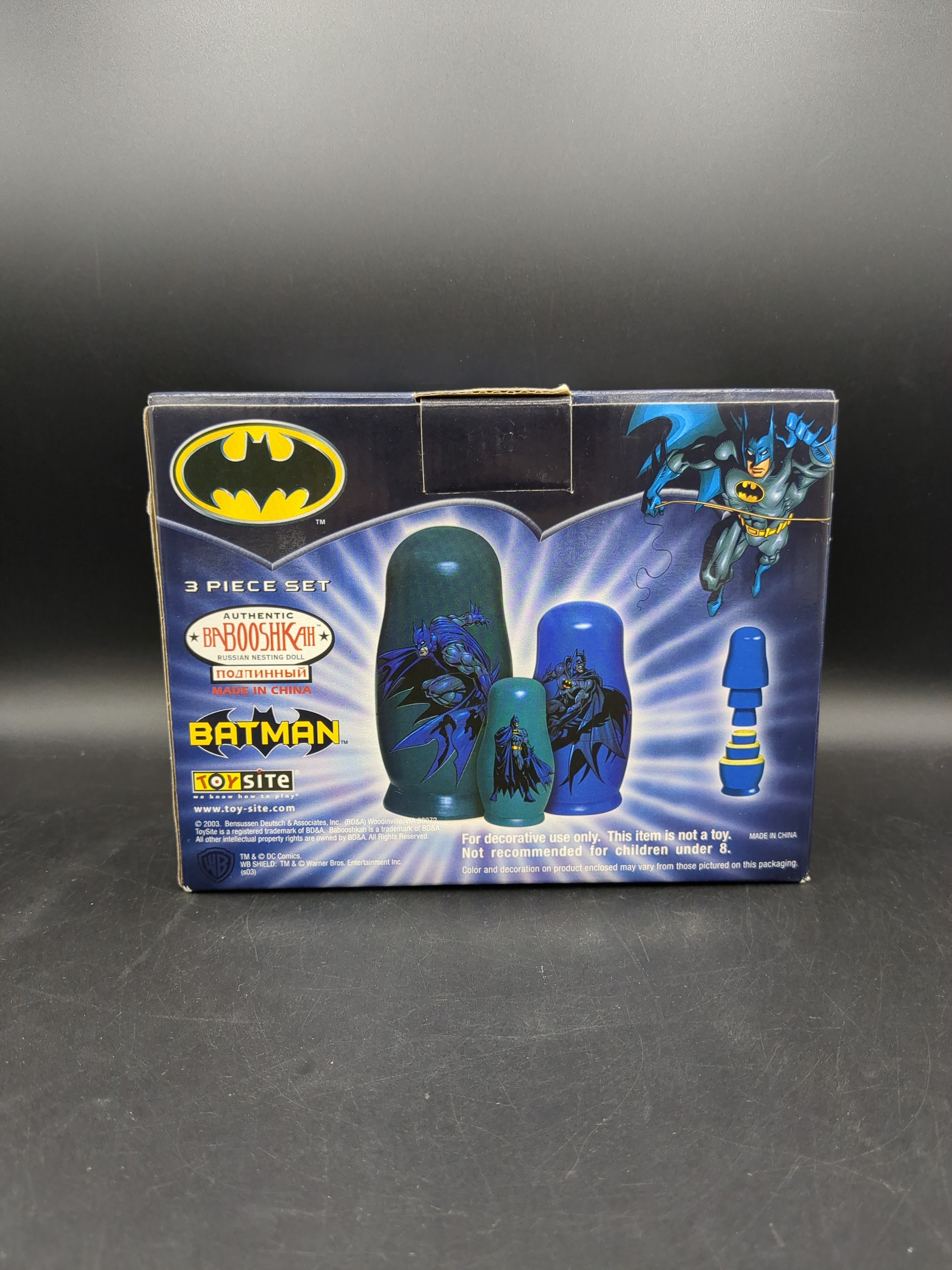 Toy Site: Batman Babooshkah Hand Decorated Nesting Dolls Figures view 3