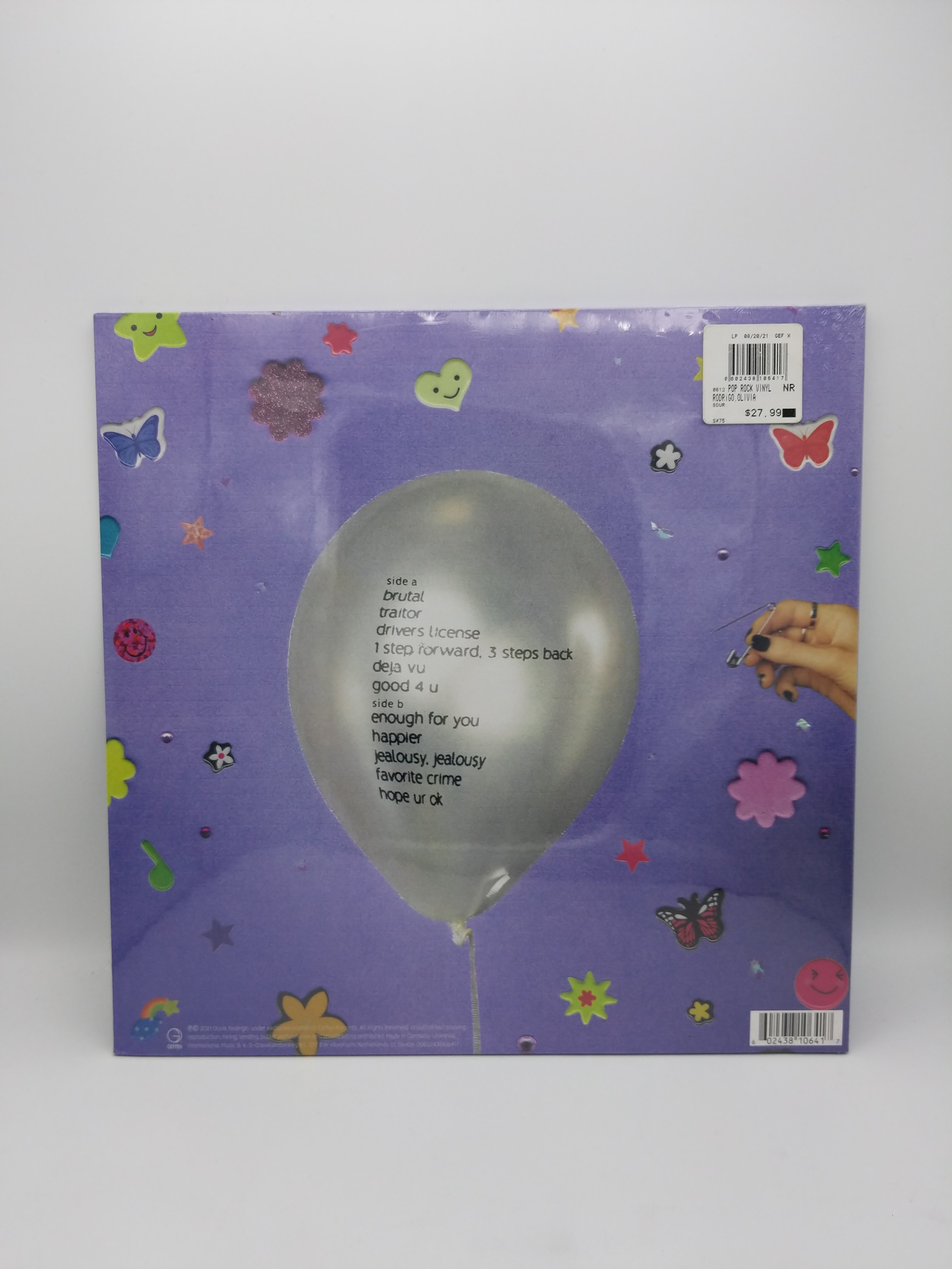 Vinyl Record Olivia Rodrigo Sour view 2