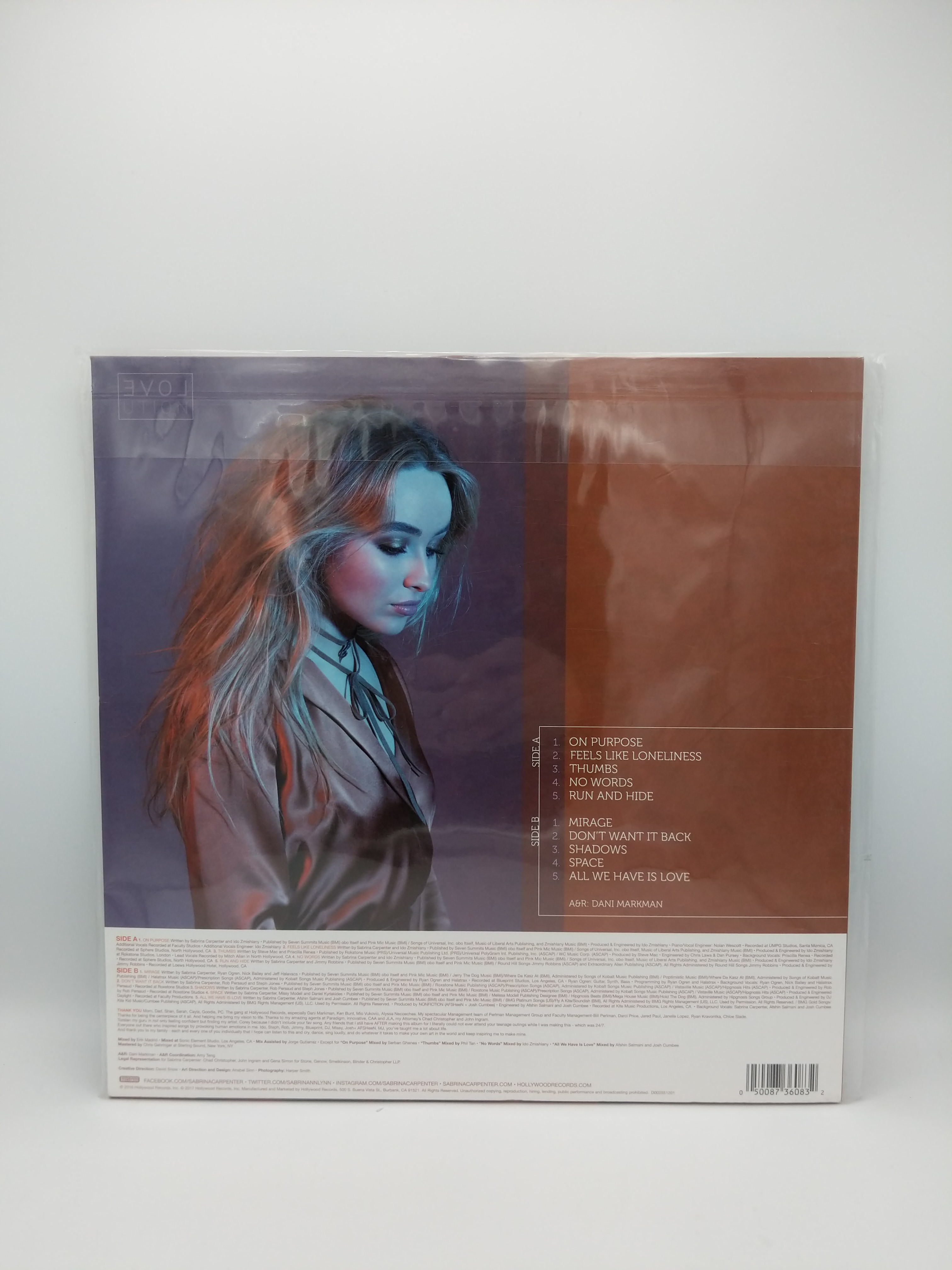 Vinyl Record | Sabrina Carpenter | Evolution view 2