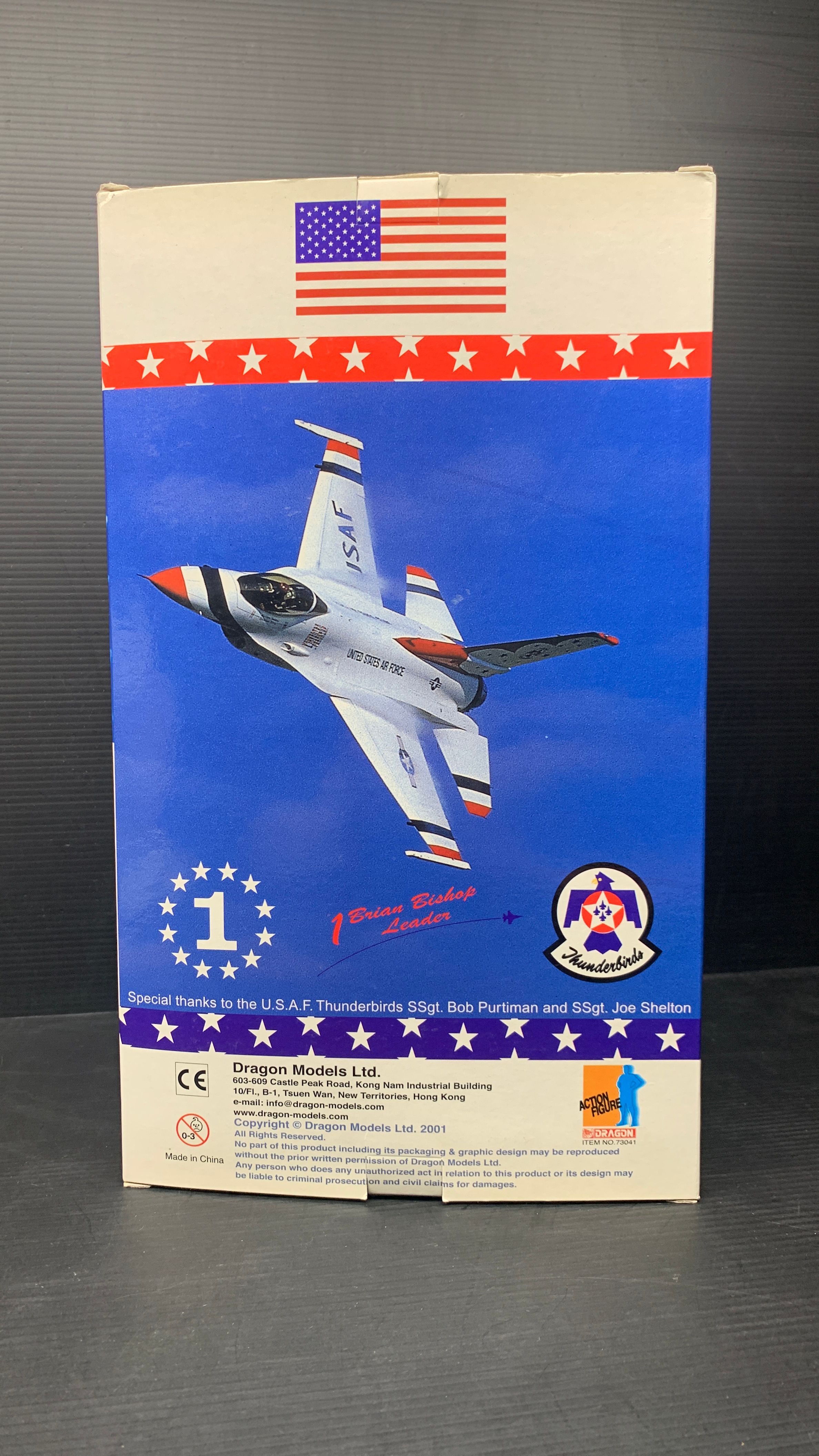 Hi Image USAF Thunderbirds Pilot Figure Full Gear Action Figure 2001 view 2