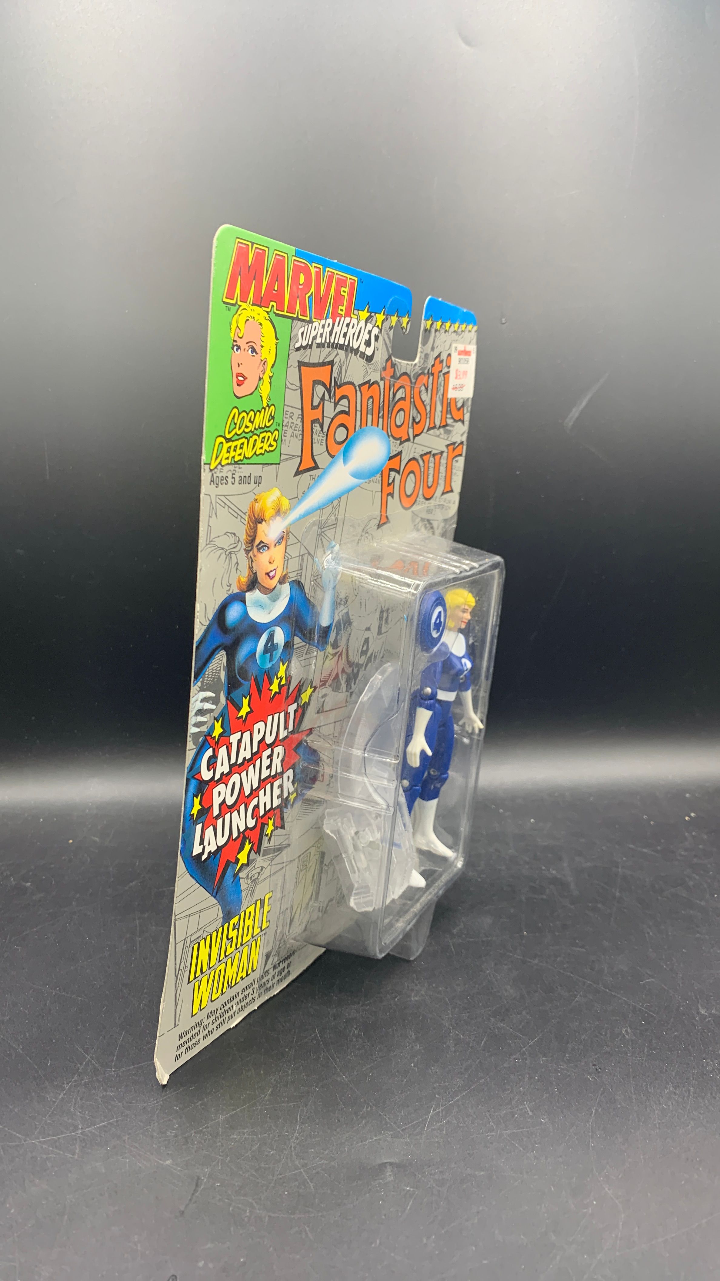 Toy Biz Marvel Super Heroes Figure Fantastic Four Invisible Woman Catapult Power Launcher Action Figure Action Figure 1994 view 4