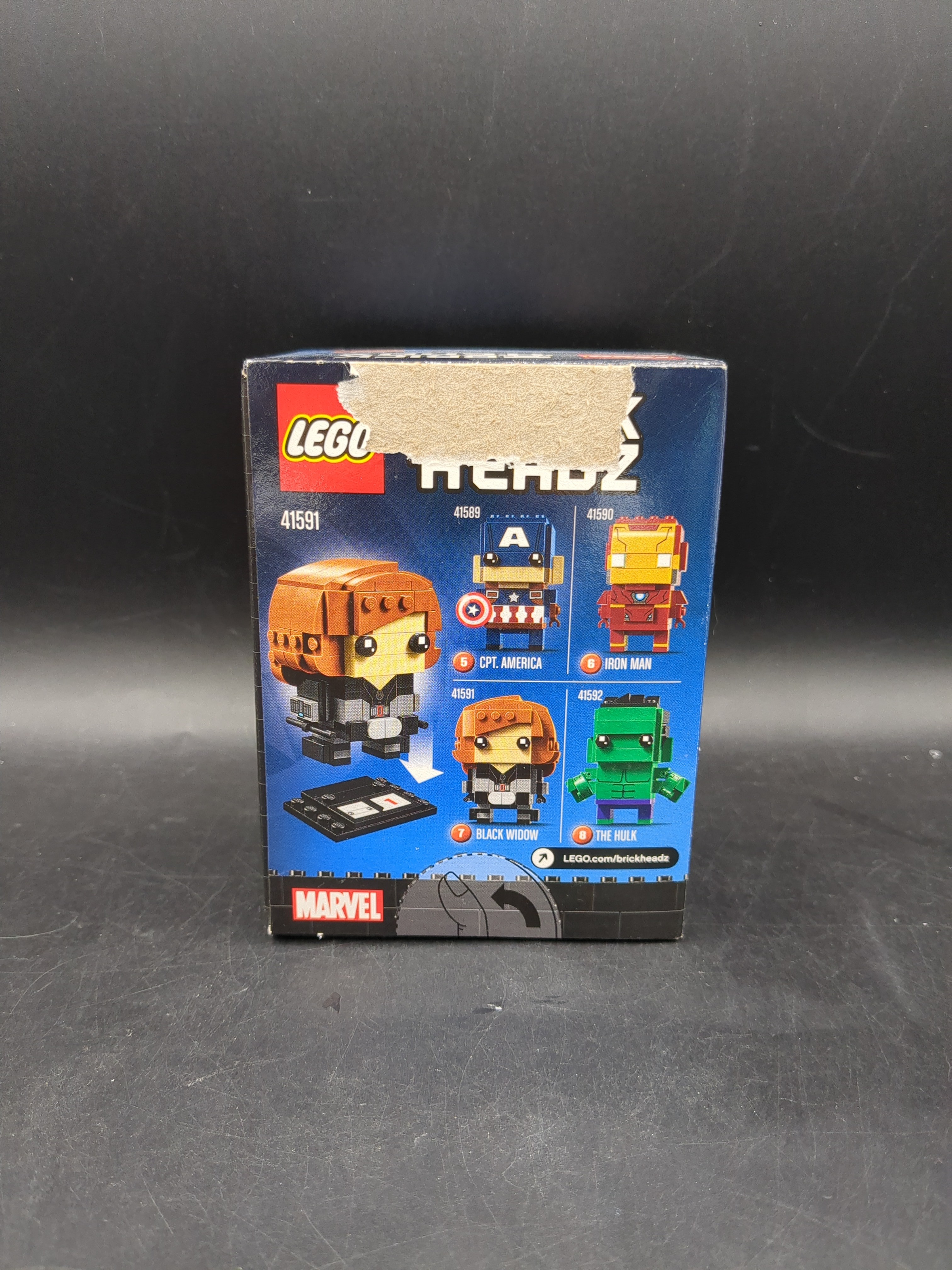 Lego 41591 Marvel Brick Headz Black Widow 2017 view 3